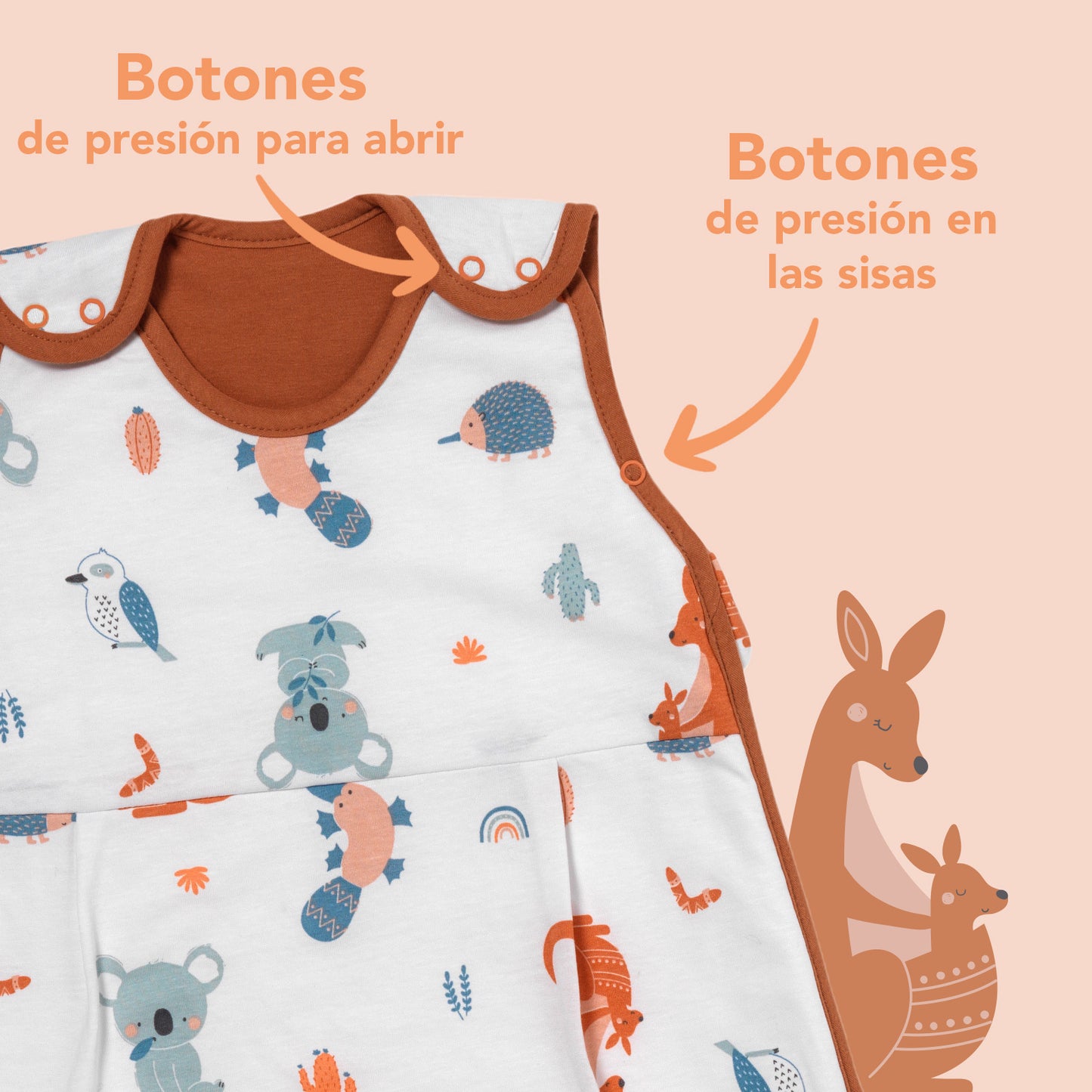 Saco de dormir para bebé, 1.0 Tog