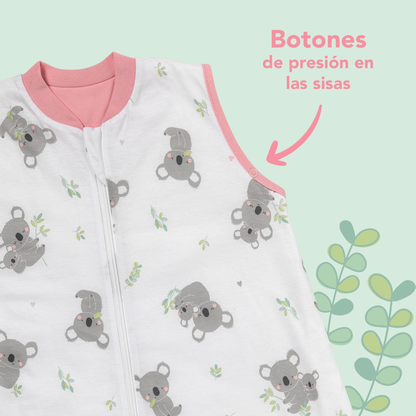 Saco de dormir para bebé, 1.0 TOG