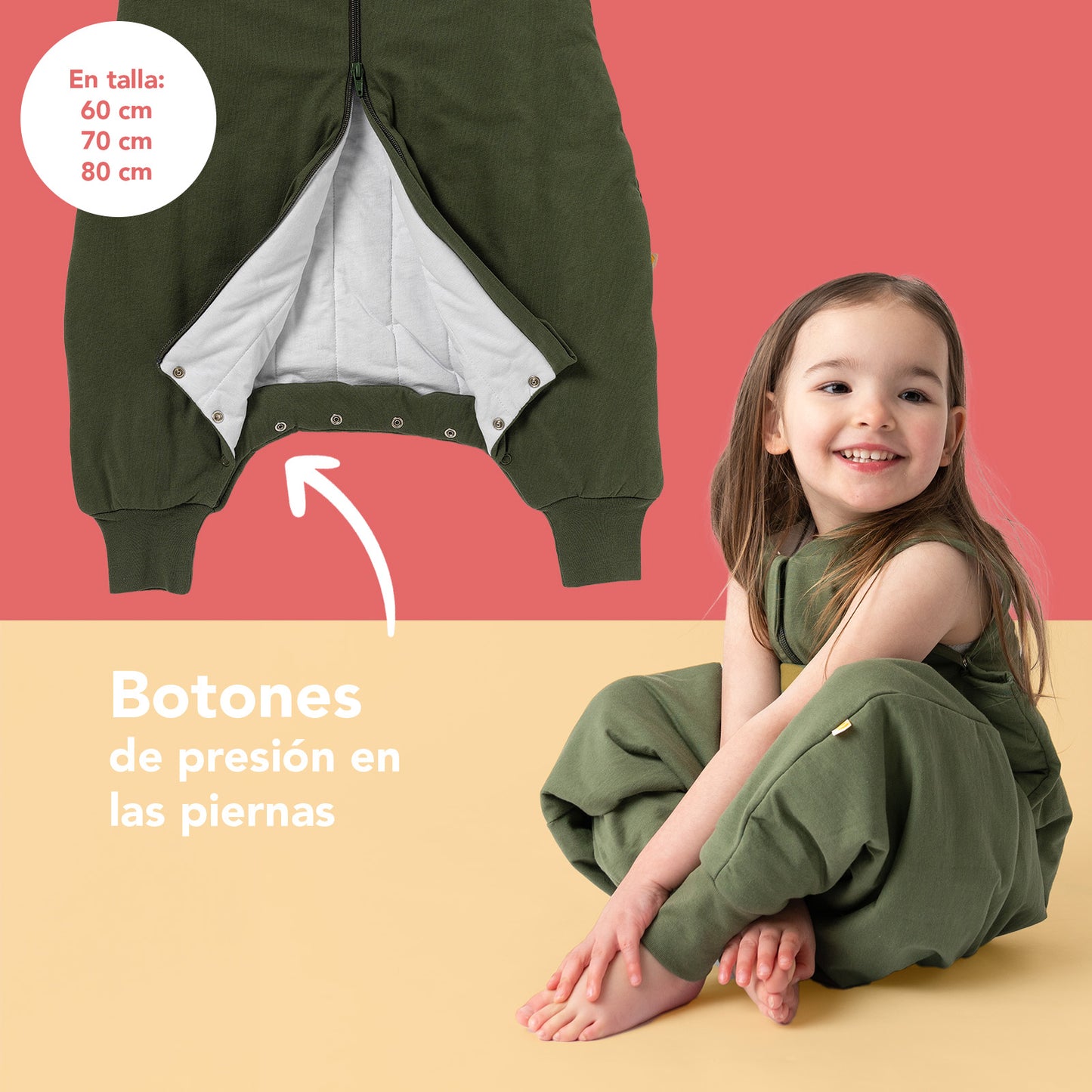 Saco de dormir con pies, 1.0 TOG