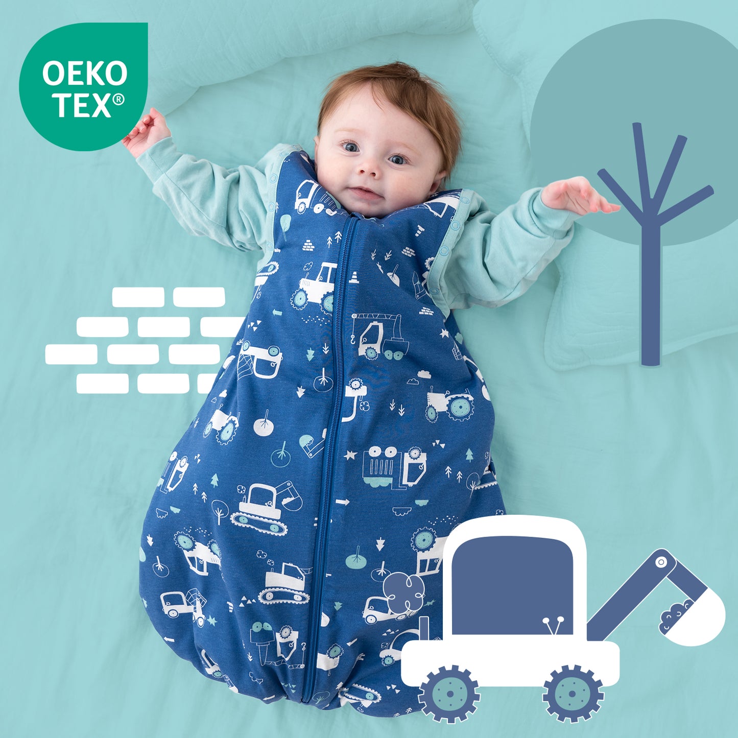 Saco de dormir para bebé, 2.5 TOG