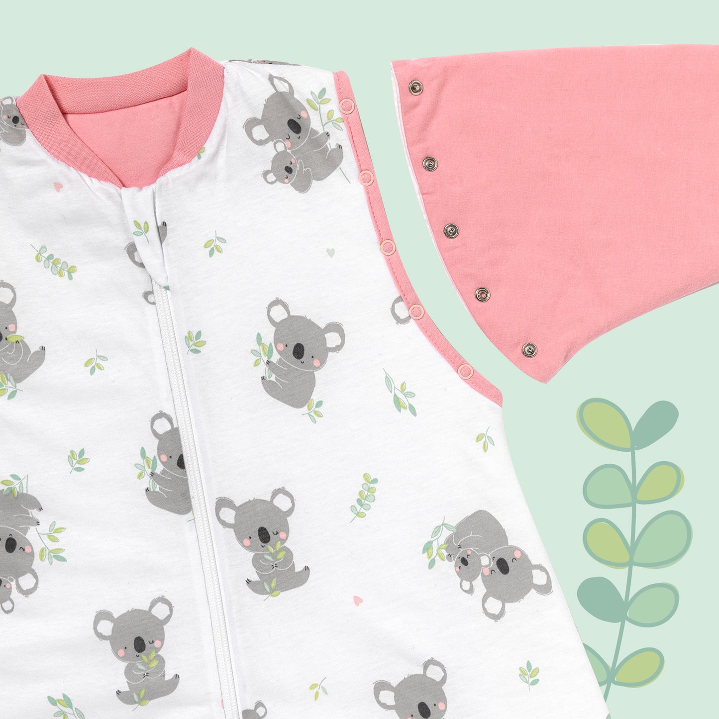 Saco de dormir para bebé, 1.0 TOG