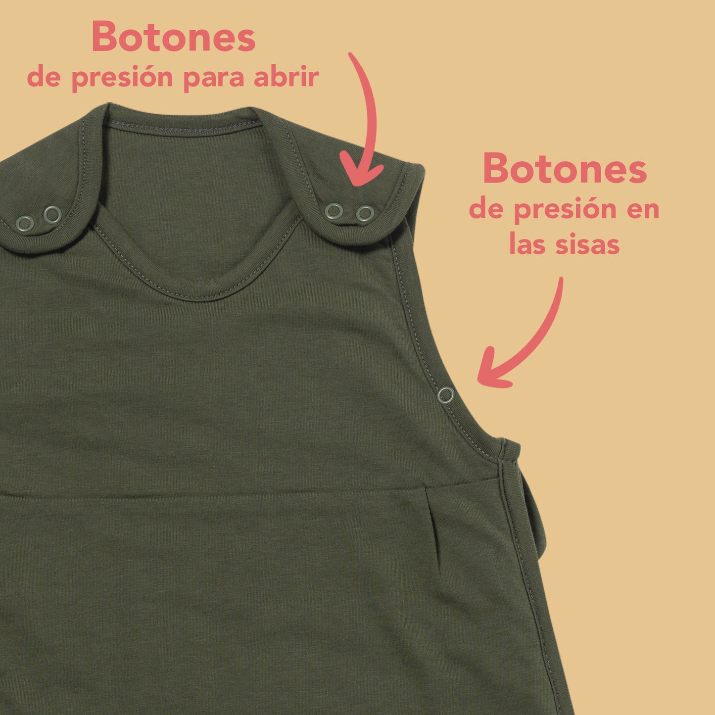 Saco de dormir para bebé, 2.5 TOG