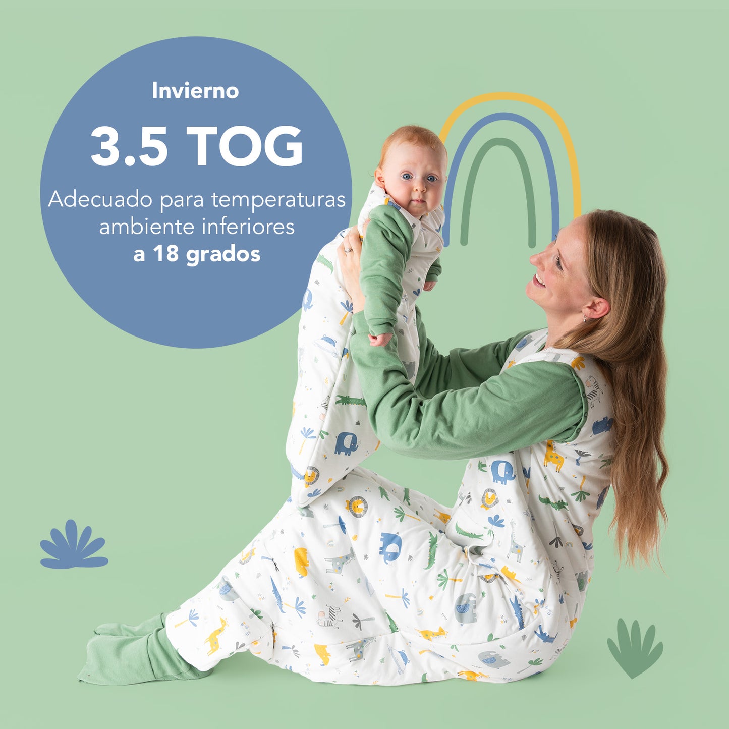 Saco de dormir para bebé, 3.5 TOG