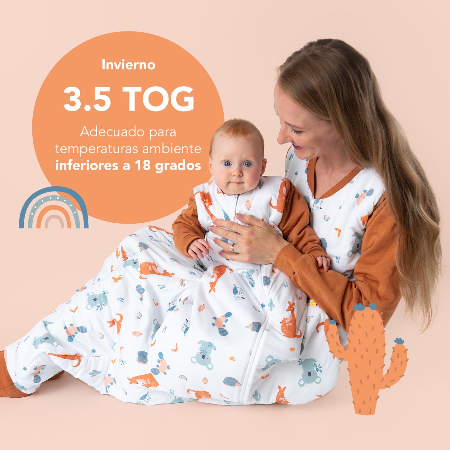 Saco de dormir para bebé, 3.5 TOG