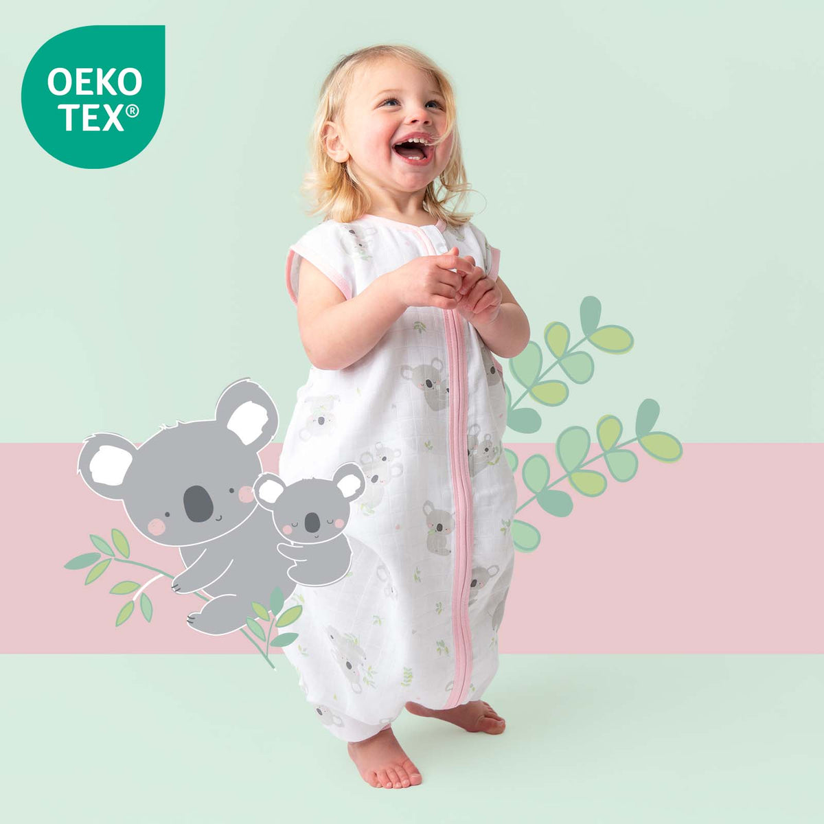 Saco de dormir con pies de muselina 0.5 TOG_Koala_OEKOTEX_412