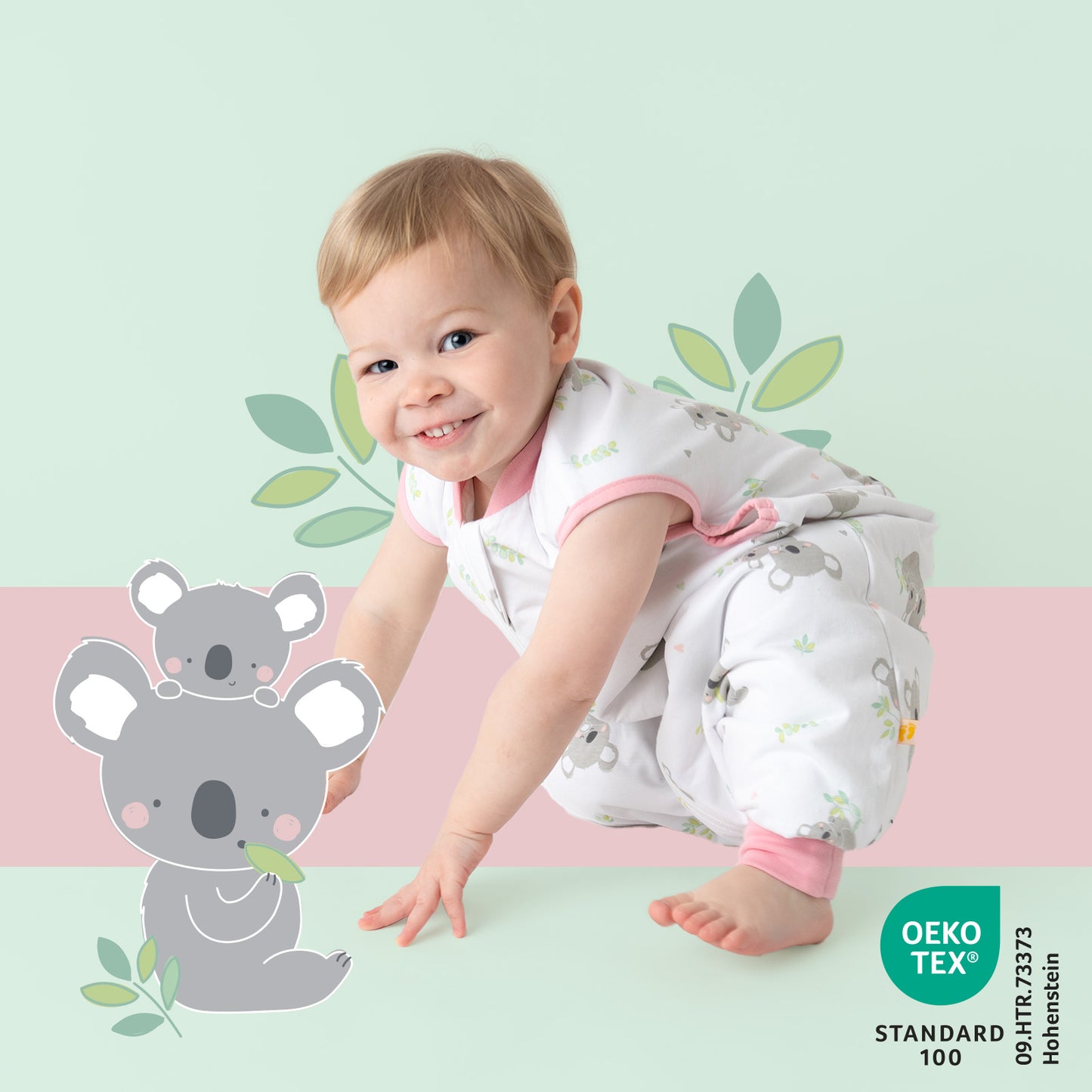 Saco de dormir con pies y suelas antideslizantes 1.0 TOG_Koala_418_2