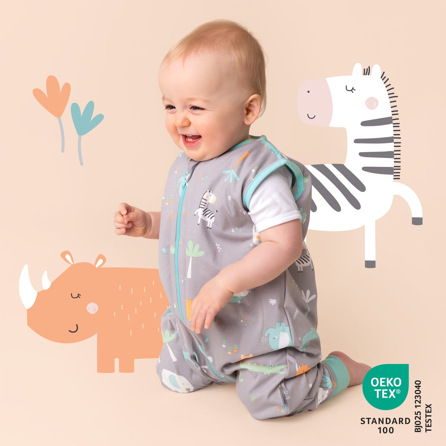 Saco de dormir con pies y suelas antideslizantes 1.0 TOG_Safari_418_2