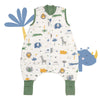 Saco de dormir con pies y suelas antideslizantes, 1.0 TOG