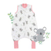 Saco de dormir con pies y suelas antideslizantes, 1.0 TOG