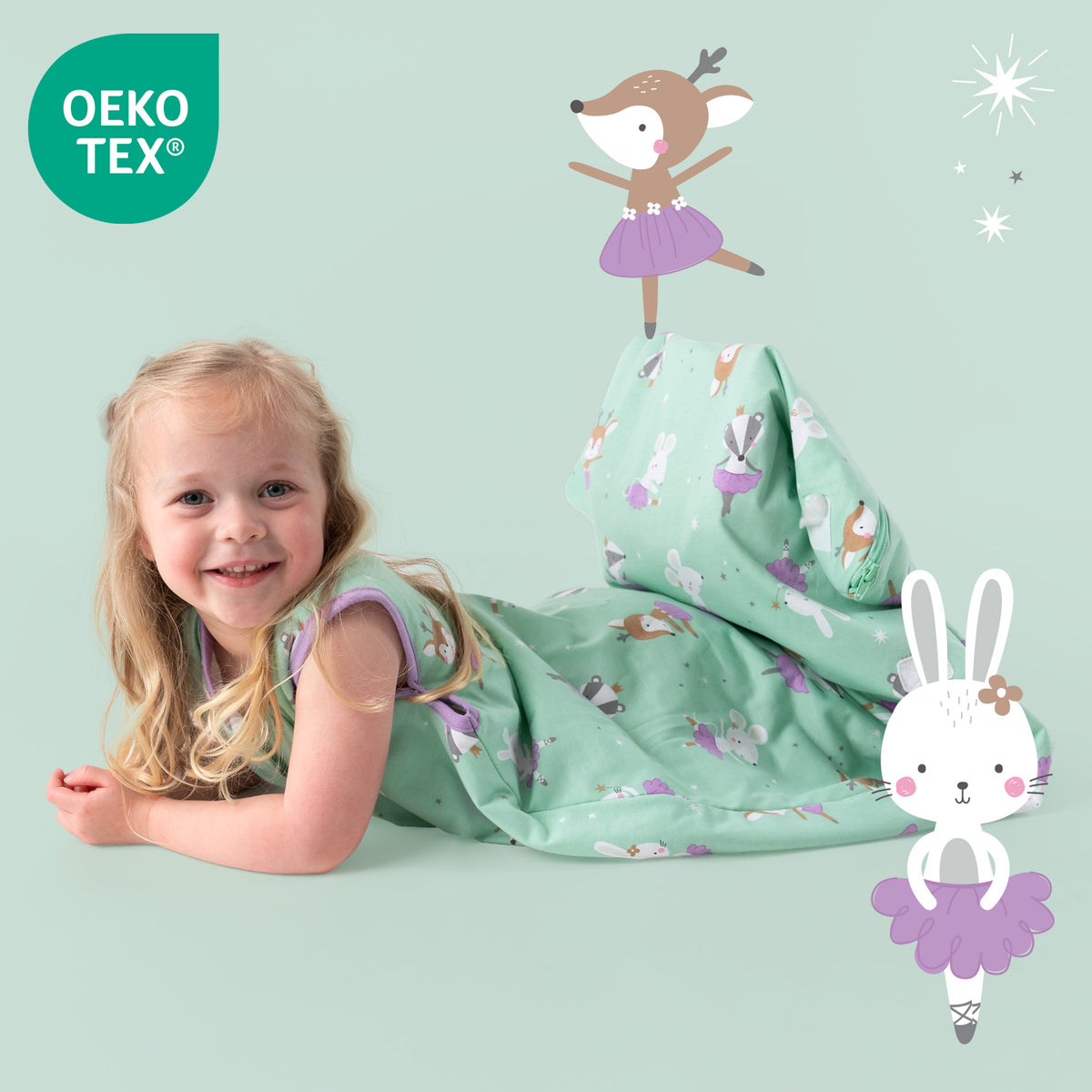 Saco de dormir para bebé 1.0 TOG_Bailarina_OEKOTEX_420