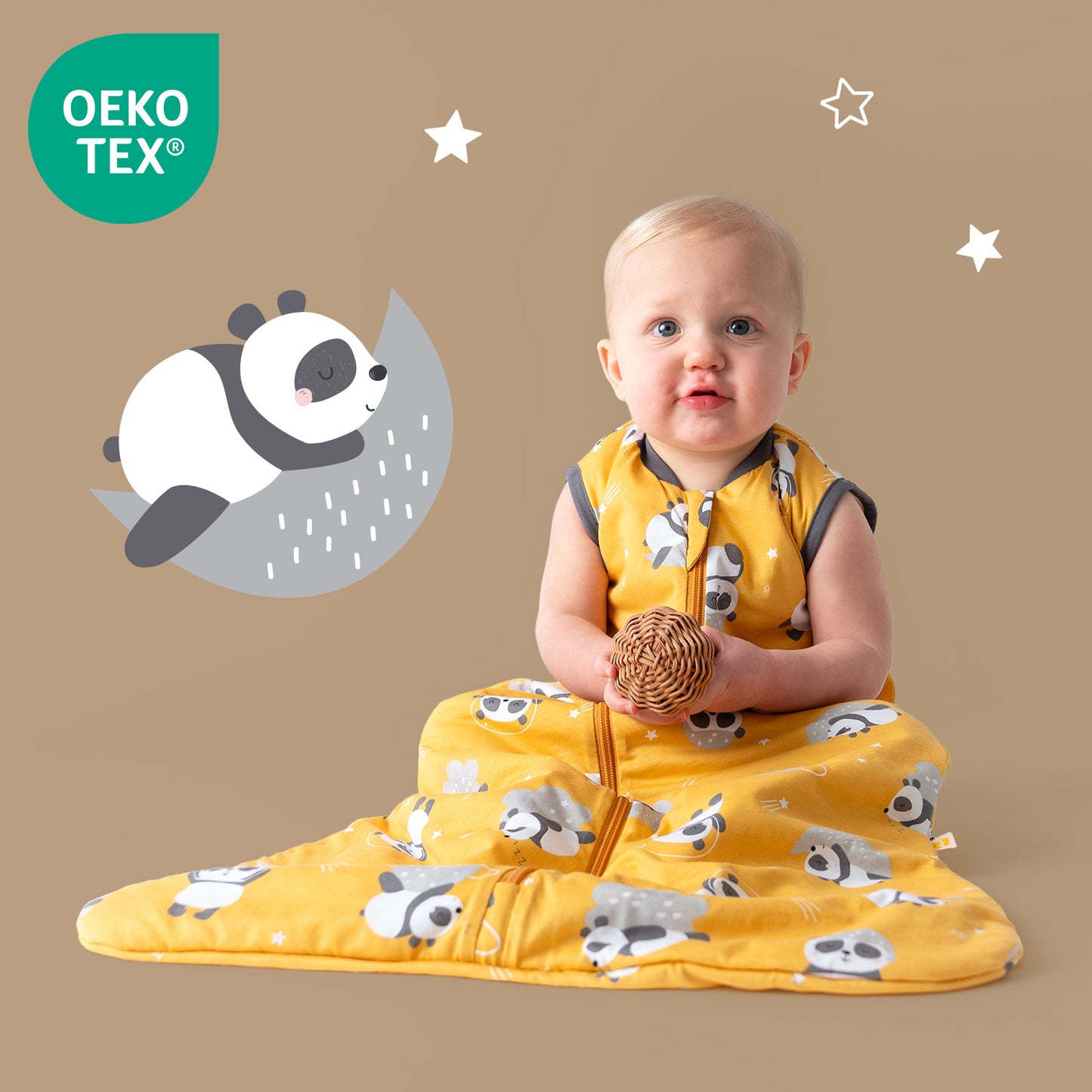 Saco de dormir para bebé 1.0 TOG_Panda_OEKOTEX_420