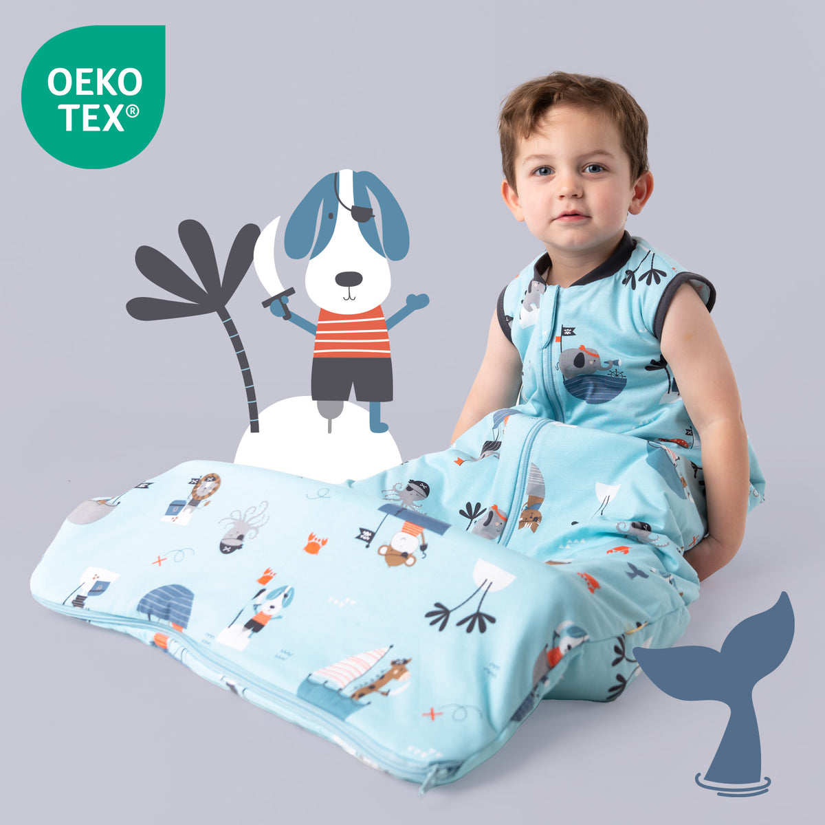 Saco de dormir para bebé 1.0 TOG_Pirata_OEKOTEX_420