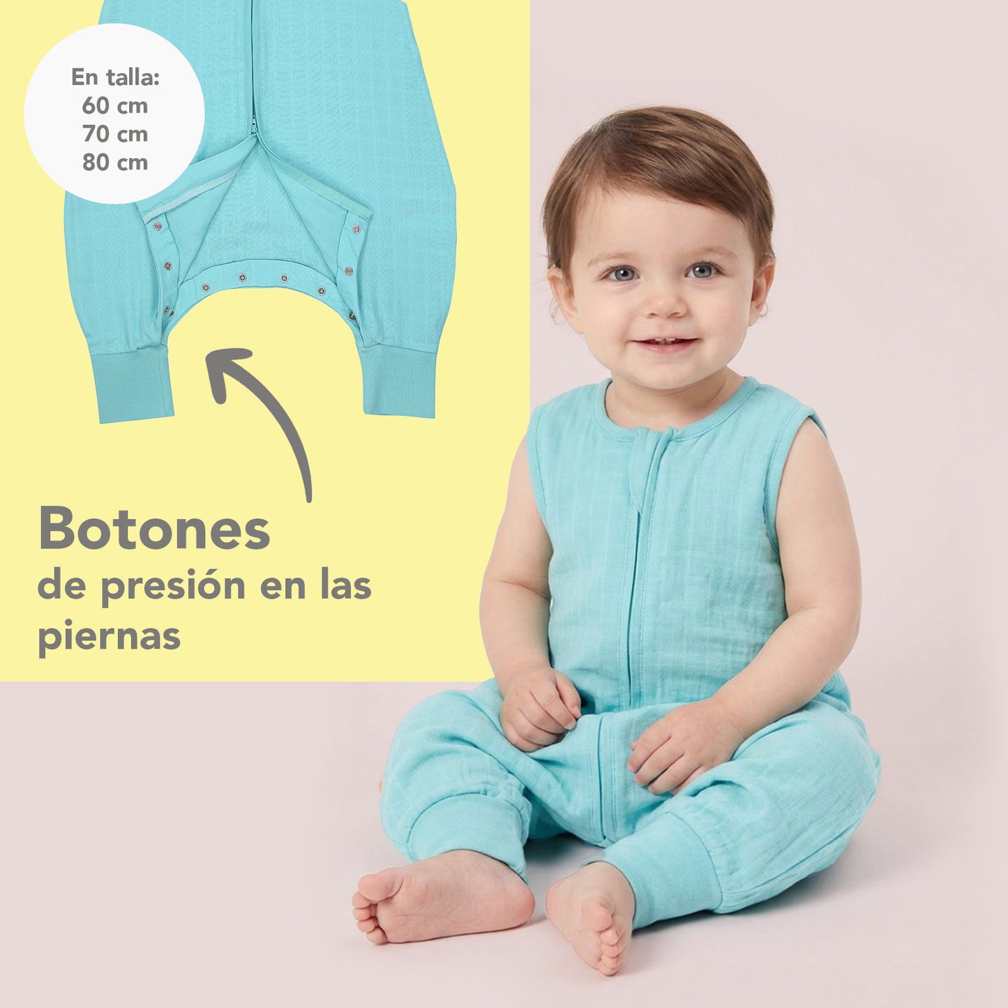 Saco de dormir con pies de muselina 0.5 Tog_Agua_3_422