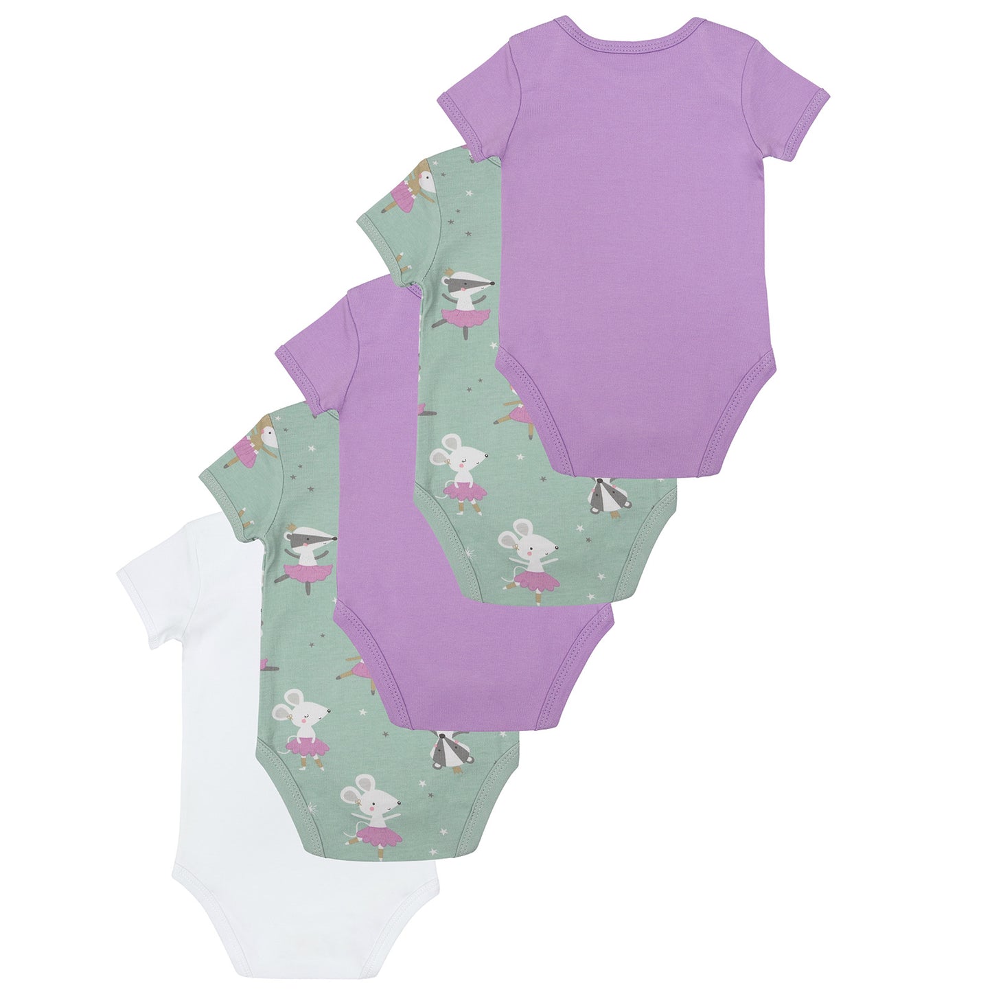 Pack de 5 bodies para bebé manga corta de algodón orgánico_Bailarina_6_430