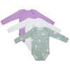 Pack de 3 bodies para bebé manga larga de algódon orgánico_Bailarina_1_434