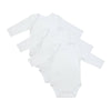 Pack de 3 bodies para bebé manga larga de algódon orgánico_Blanco_1_434