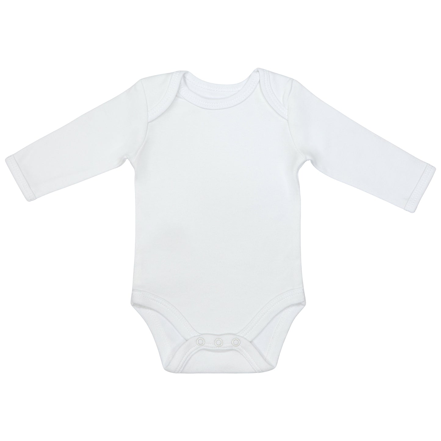 Pack de 3 bodies para bebé manga larga de algódon orgánico_Blanco_3_434