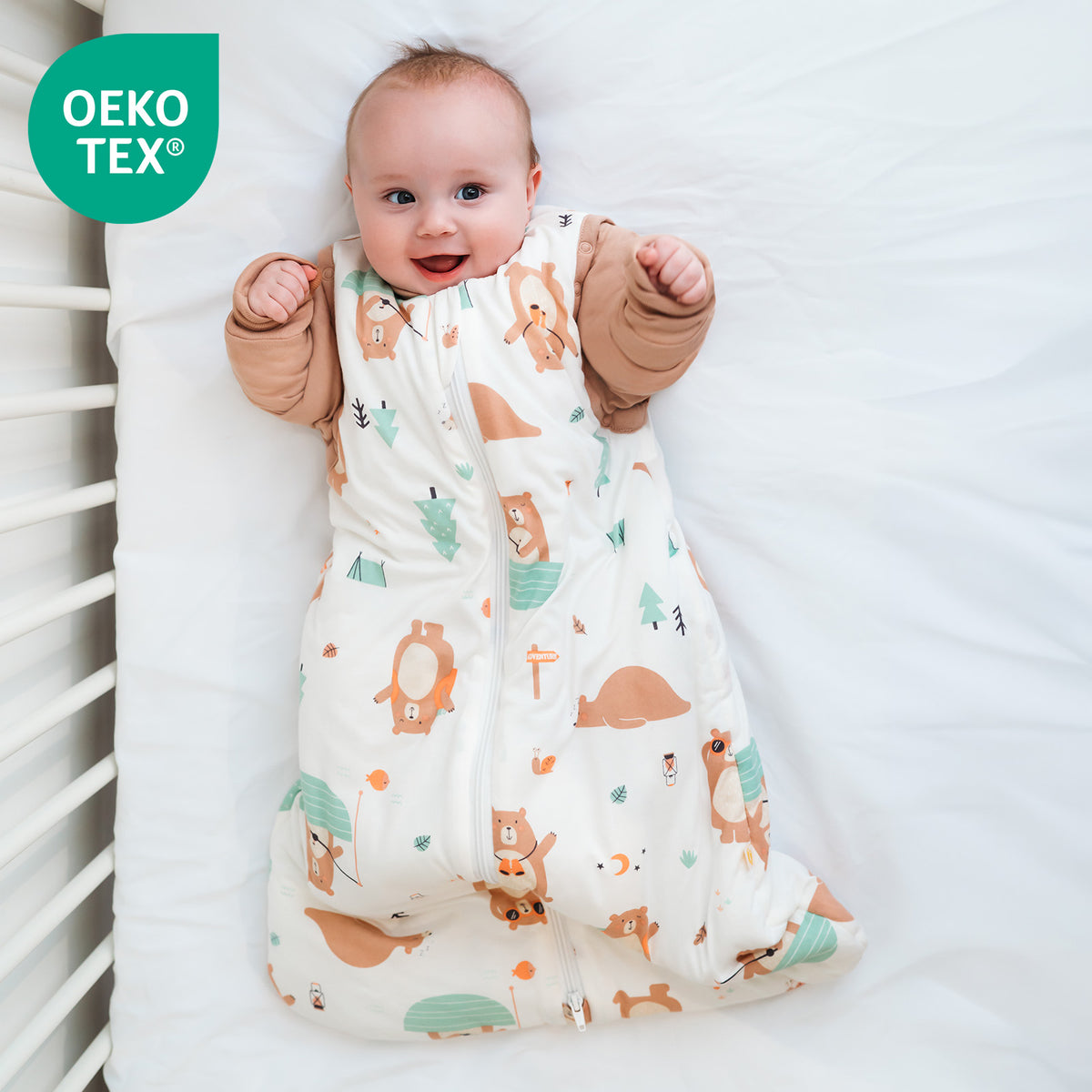 Saco de dormir para bebé 2.5 TOG_Oso Explorador_OEKOTEX_465