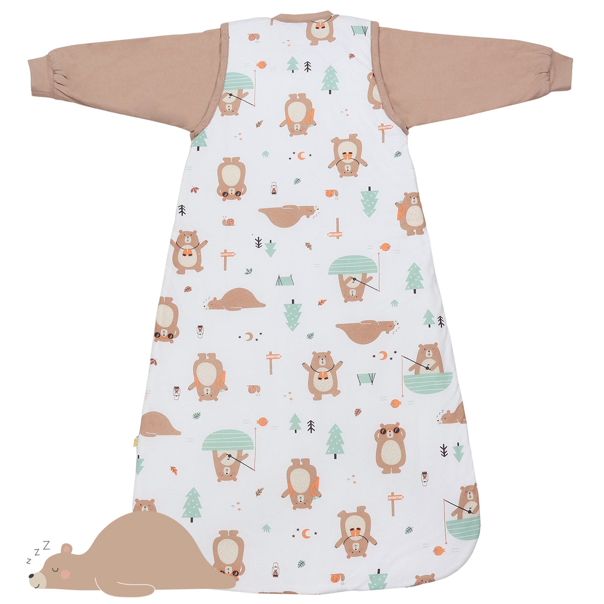 Saco de dormir para bebé 2.5 TOG_Oso Explorador_parte trasera_465