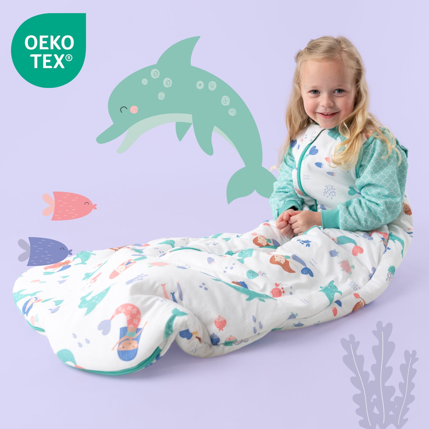 Saco de dormir para bebé 2.5 TOG_Sirena_OEKOTEX_465