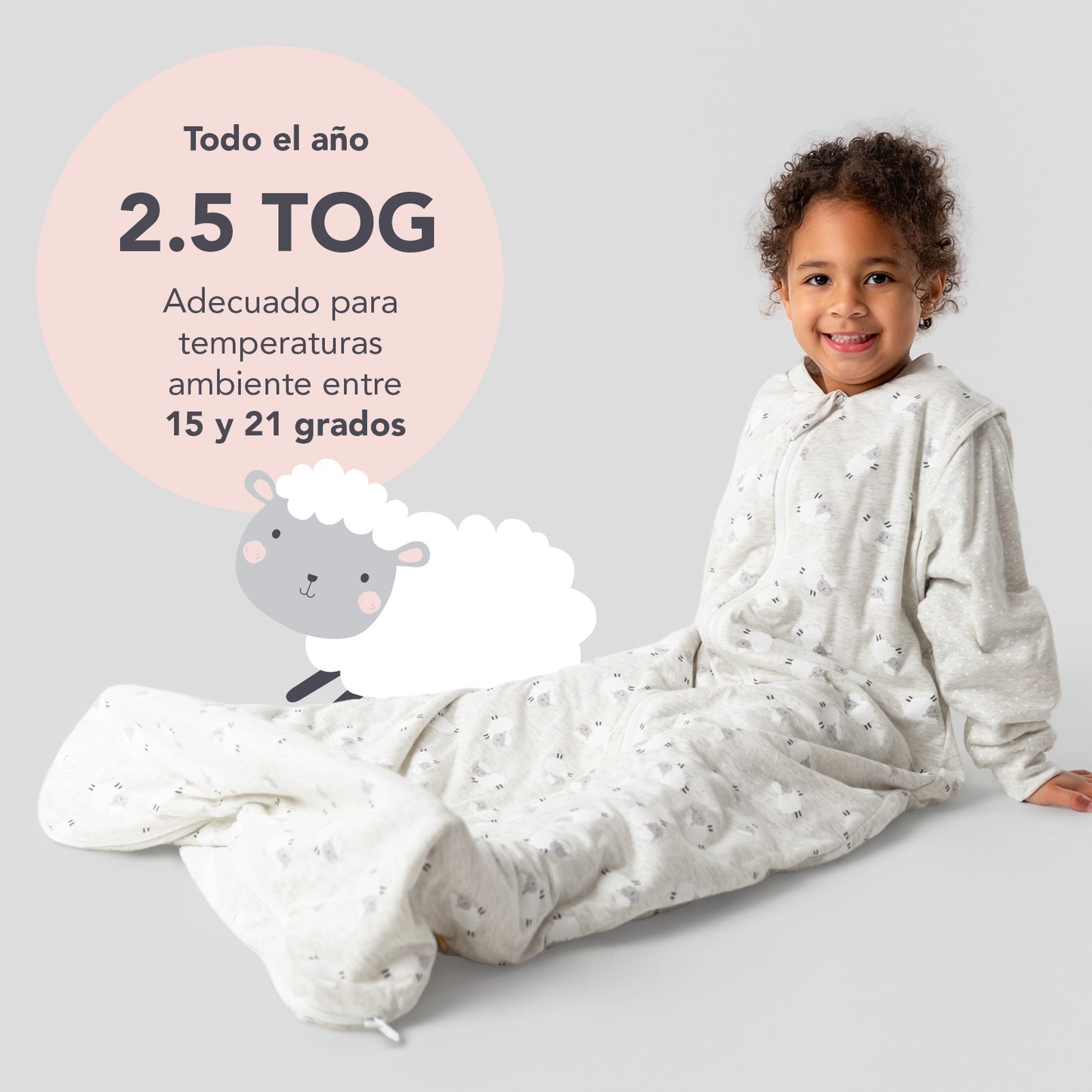 Saco de dormir para bebé 2.5 TOG_TOG_465