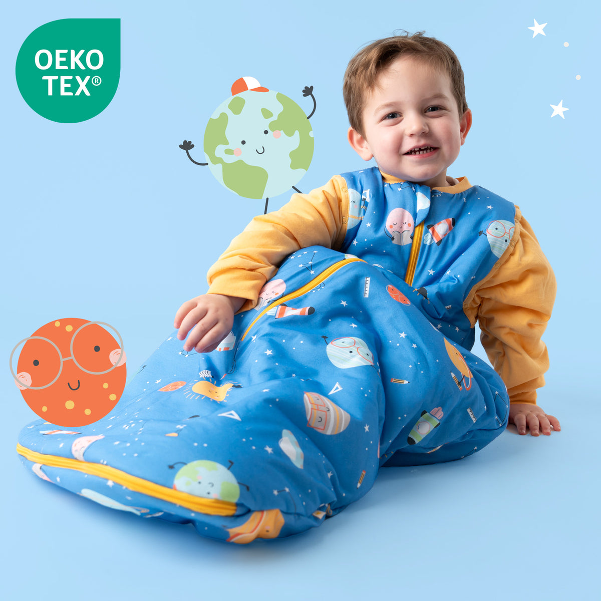 Saco de dormir para bebé 2.5 TOG_Space_OEKOTEX_465