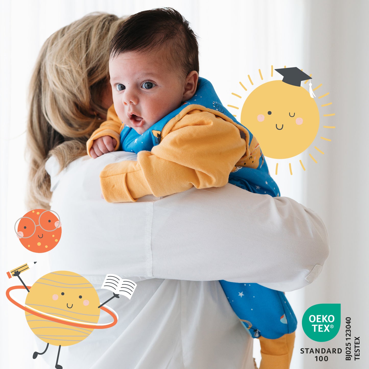 Saco de dormir con pies y suelas antideslizantes, 3.5 TOG