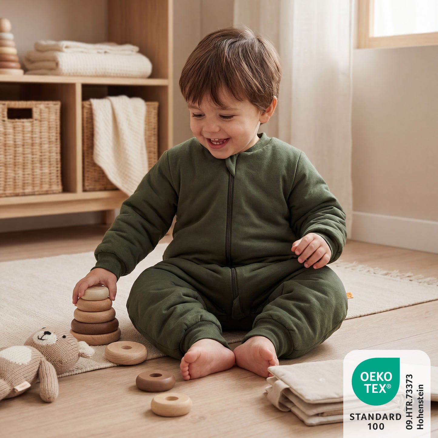 Saco de dormir con pies 3.5 TOG_Olive_470_2