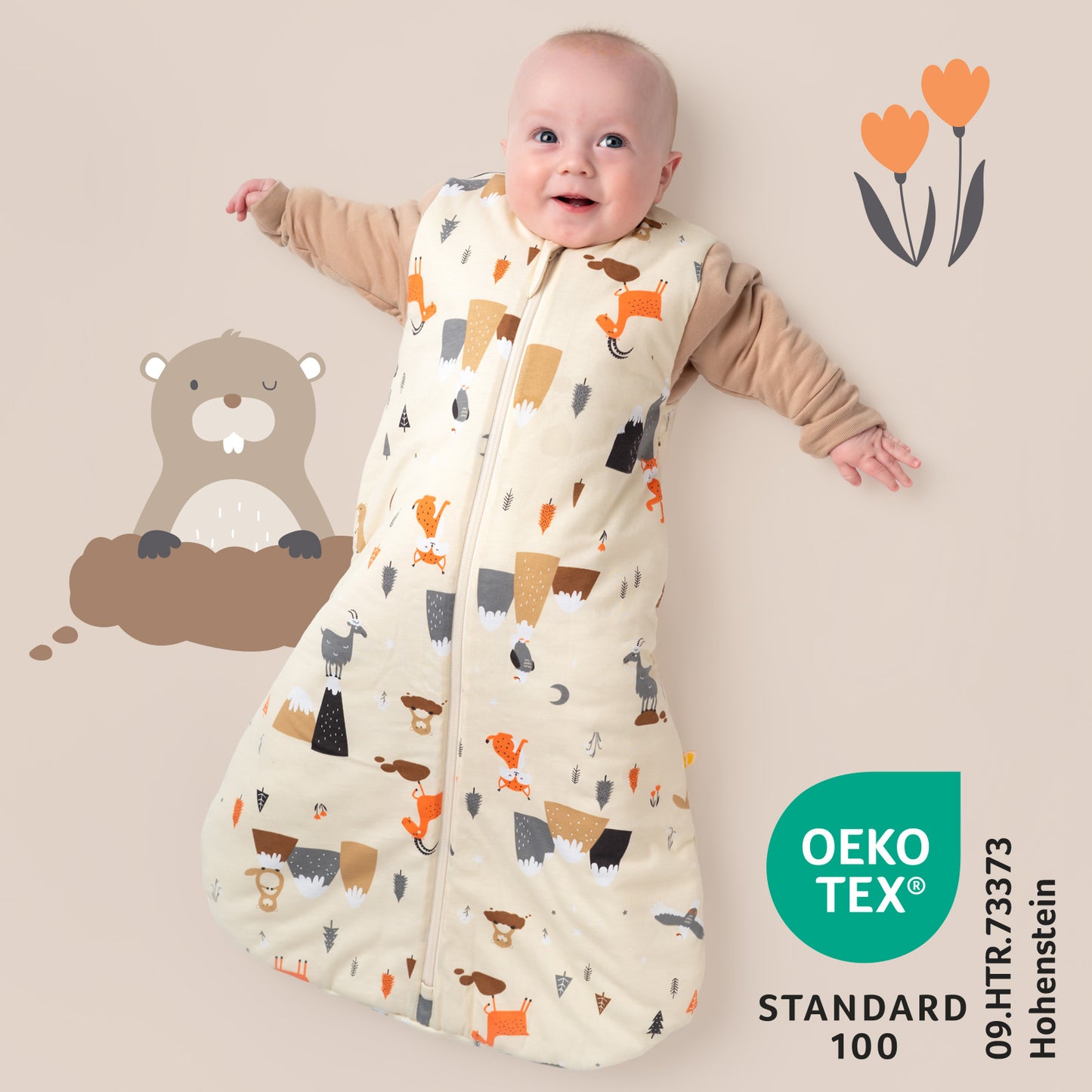 Saco de dormir para bebé, 3.5 TOG