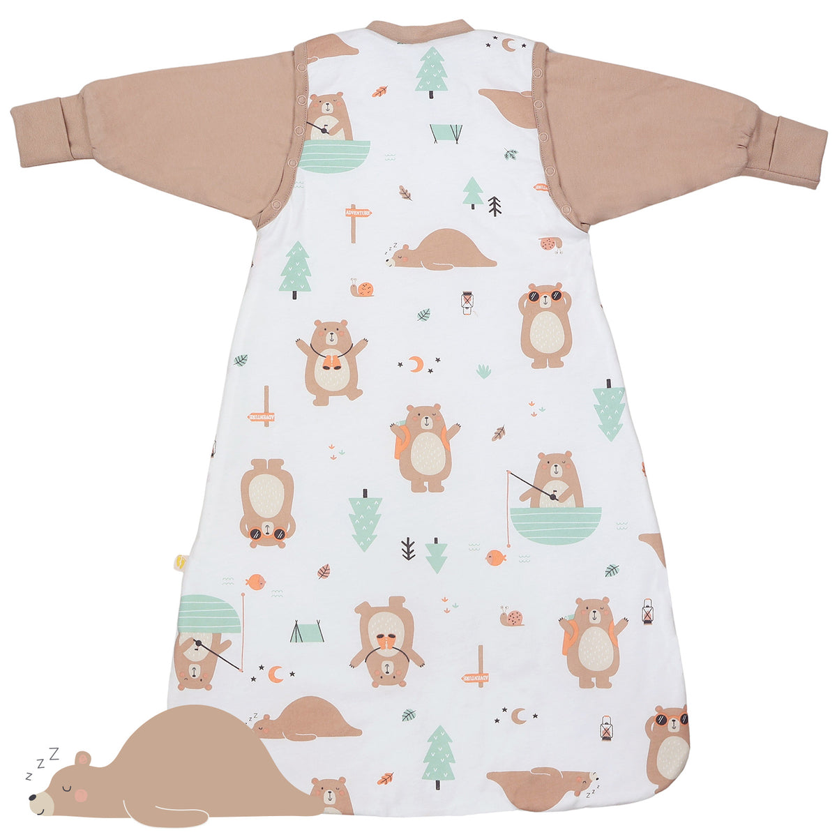 Saco de dormir para bebé 3.5 TOG_Oso Explorador_parte trasera_471