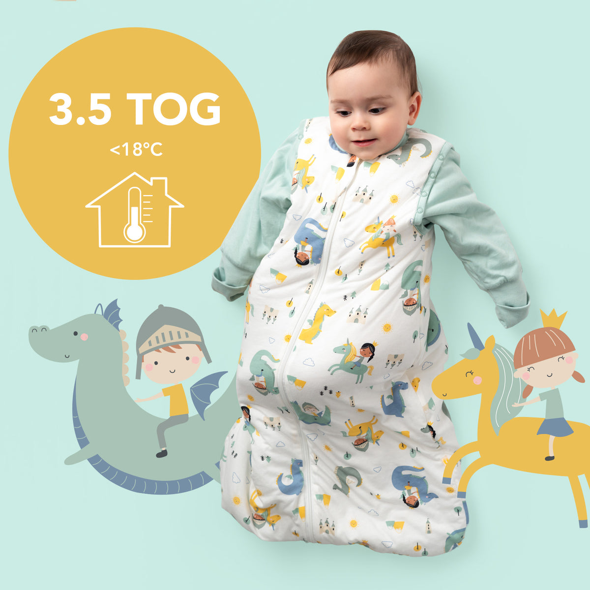 Saco de dormir para bebé 3.5 TOG_Fantasia_TOG_471