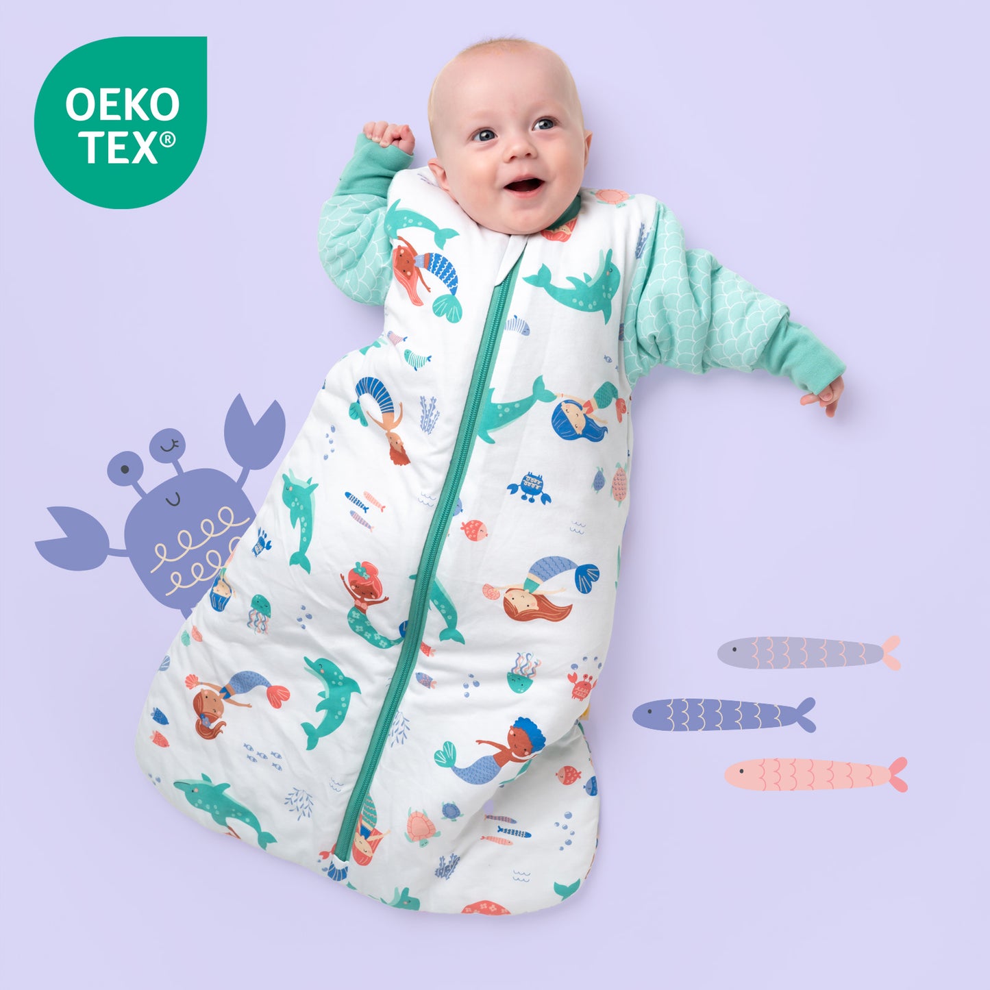 Saco de dormir para bebé 3.5 TOG_Sirena_OEKOTEX_471