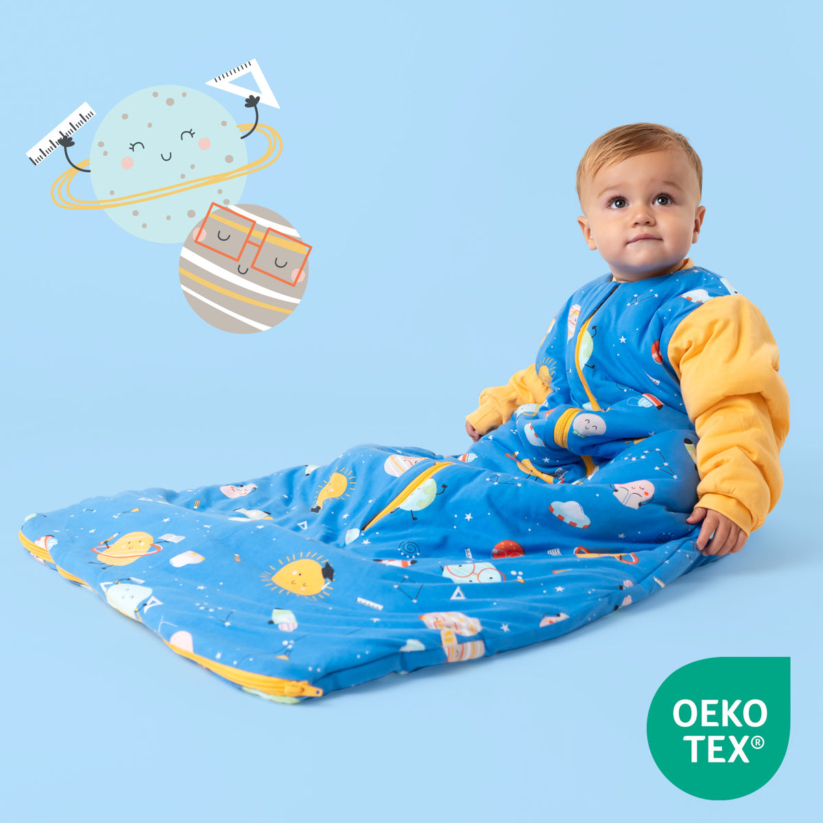 Saco de dormir para bebé 3.5 TOG_Space_OEKOTEX_471