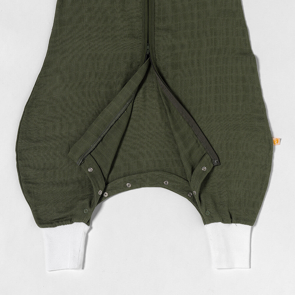 Saco de dormir con pies de muselina 0.5 Tog_Olive_3_422
