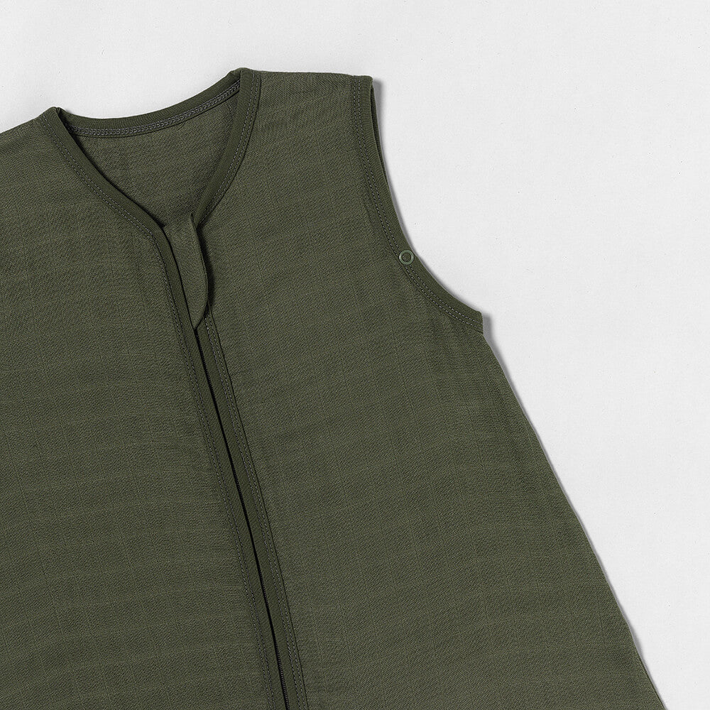 Saco de dormir para bebé de muselina 0.5 Tog_Olive_2_423