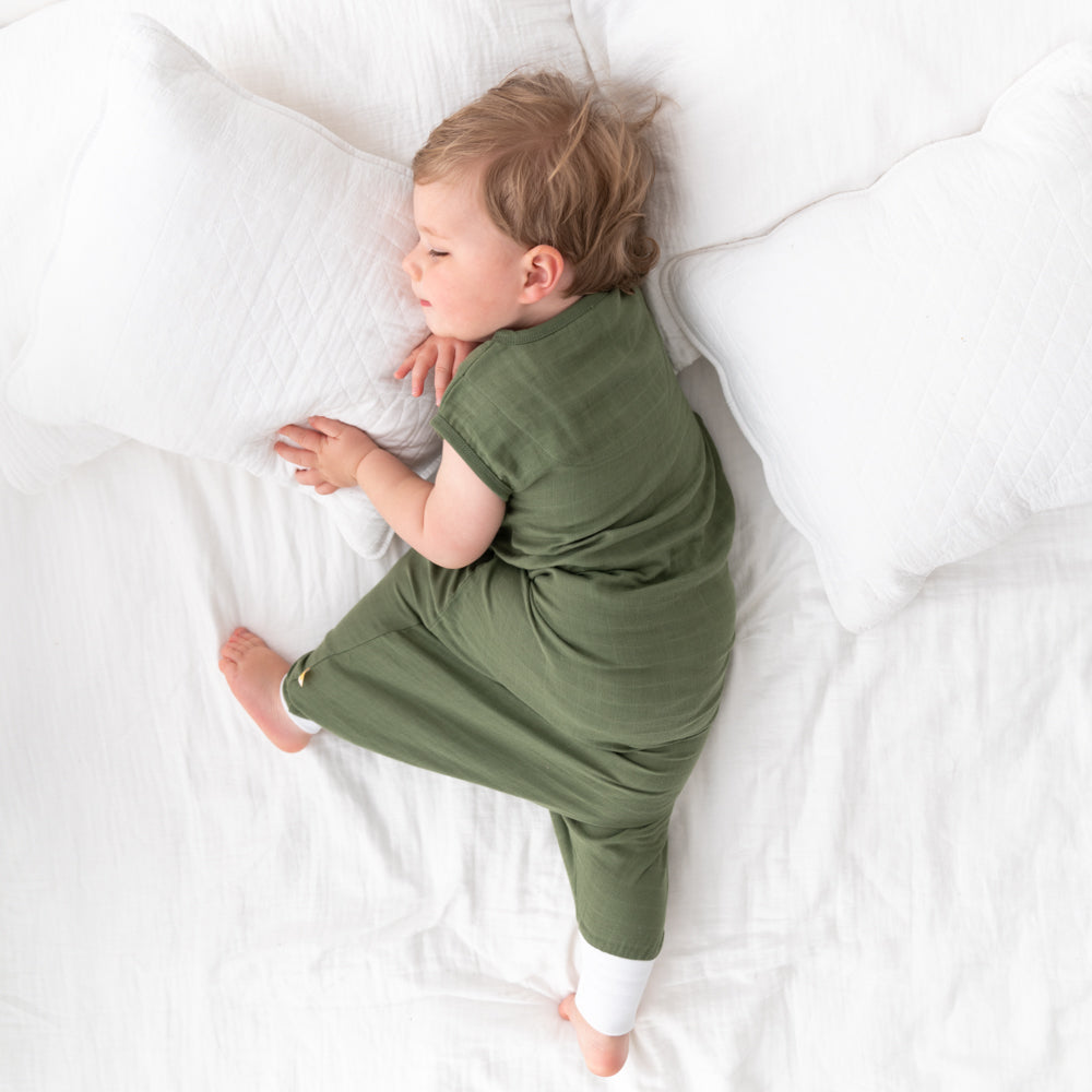 Saco de dormir con pies de muselina 0.5 Tog_Olive_5_422