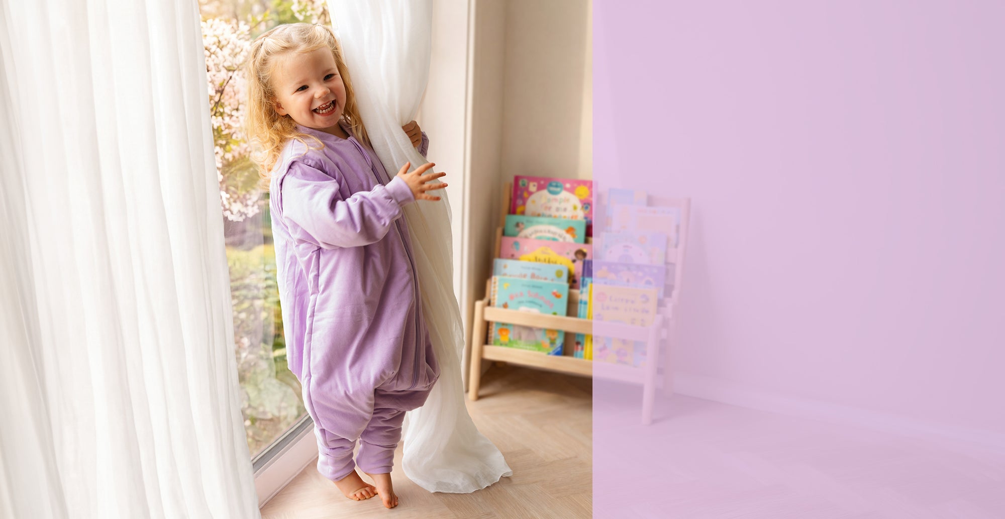 Hola primavera – ¡adiós al gris! Con 1 TOG para noches templadas.