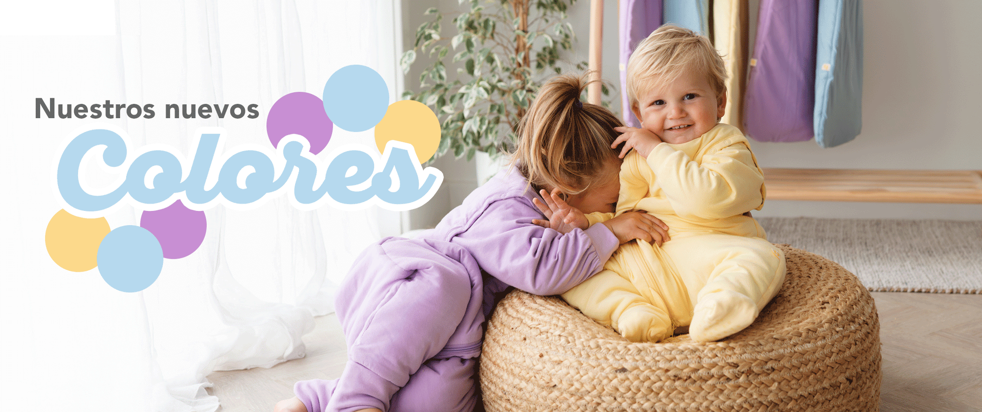Sacos de Dormir para Bebés en colores pastel