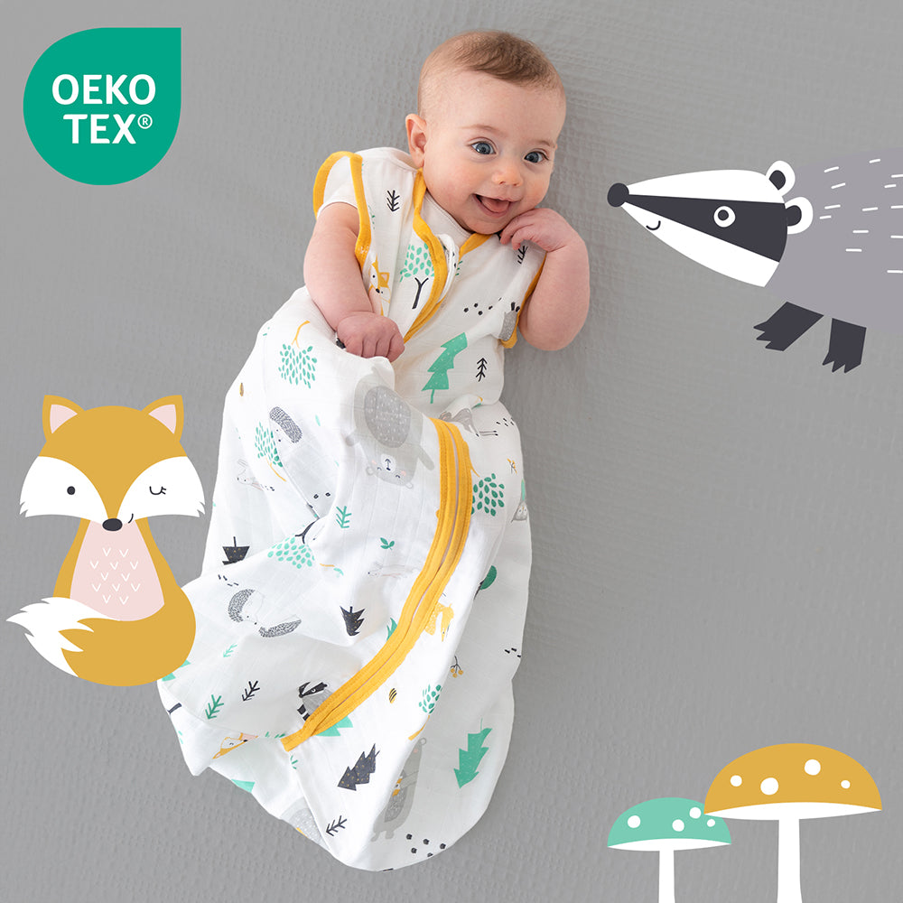 Saco de dormir para bebé de muselina, 0.5 TOG