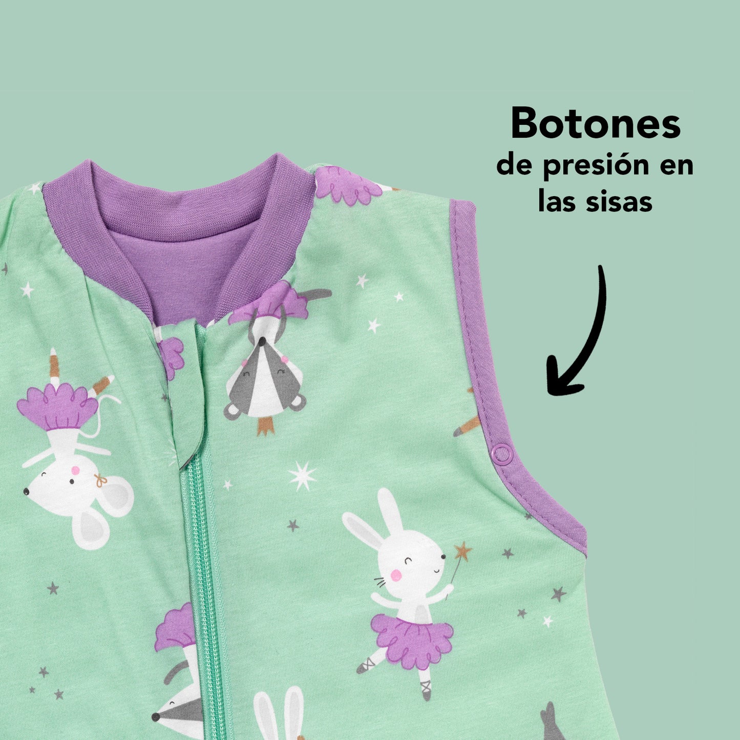 Saco de dormir para bebé, 1.0 TOG