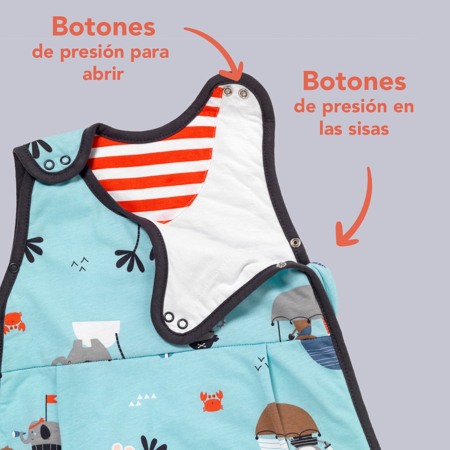 Saco de dormir para bebé, 1.0 TOG