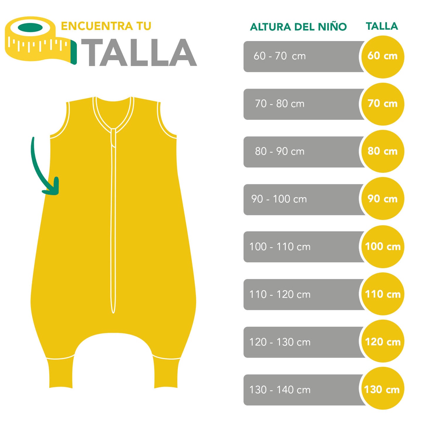 Saco de dormir con pies de muselina, 0.5 TOG