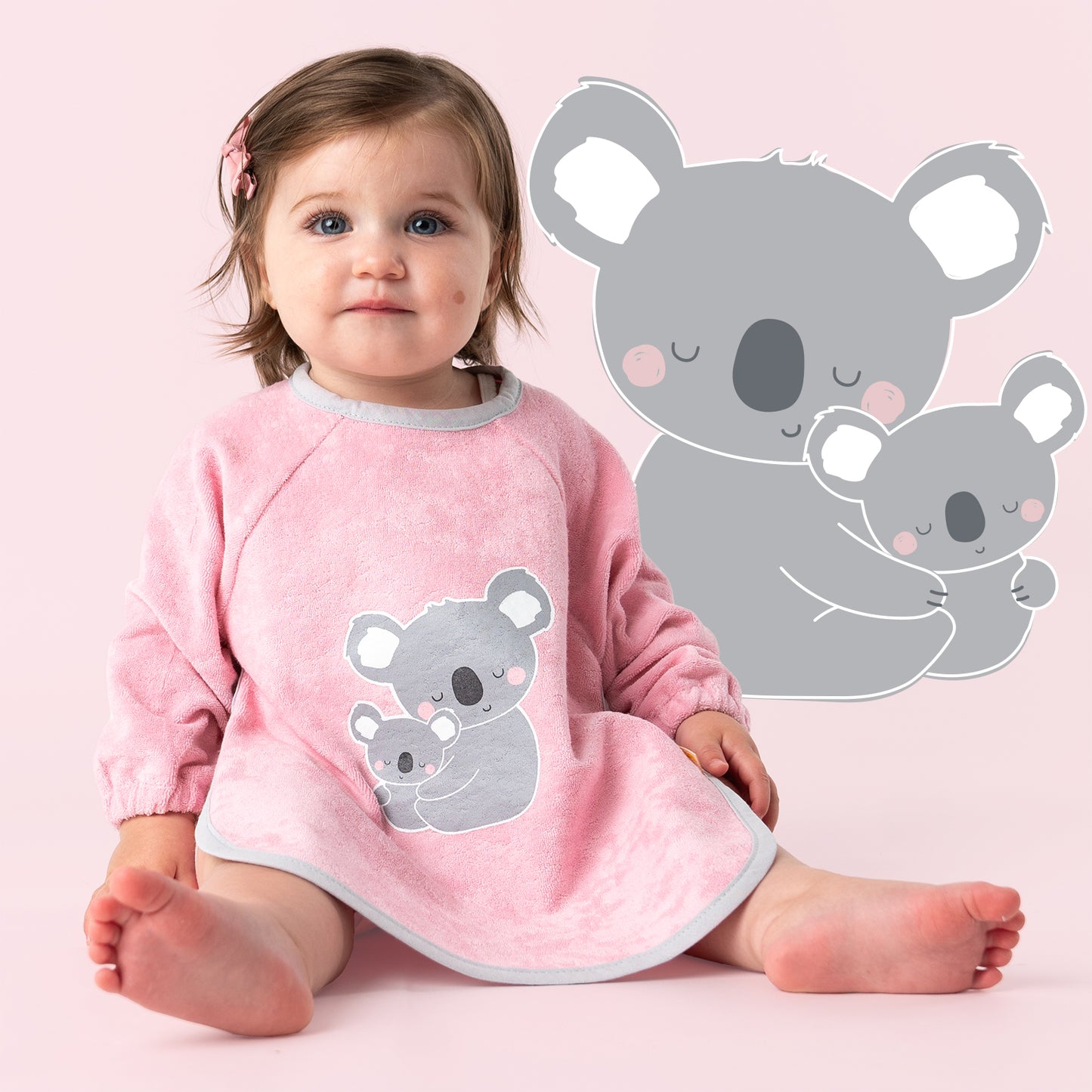 Babero impermeable con mangas_Koala_2_411