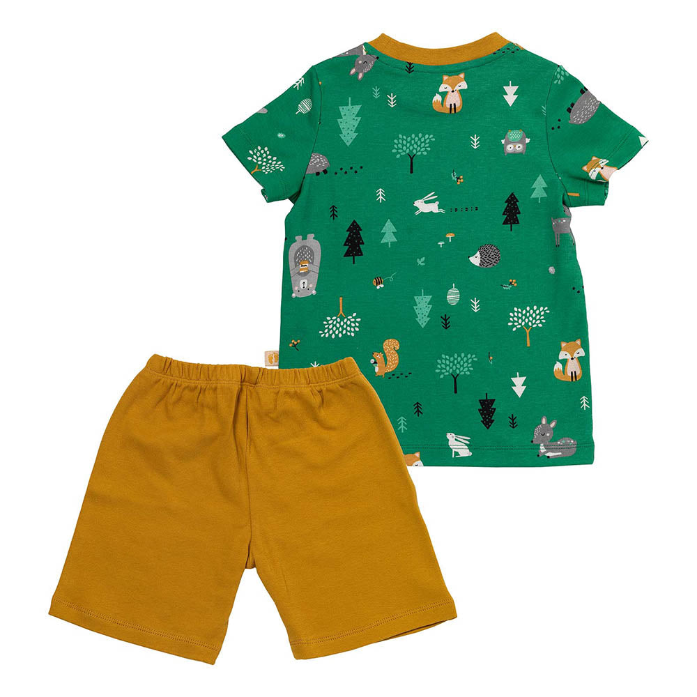 Pijama corto de niño de algódon orgánico