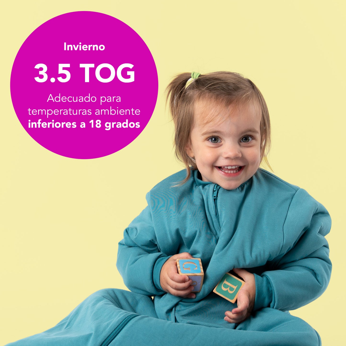 Saco de dormir para bebé, 3.5 TOG