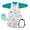 Saco de dormir para bebé de algódon orgánico 2.5 TOG_Amigos Polares_parte frontal_466