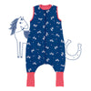 Saco de dormir con pies y suelas antideslizantes, 1.0 TOG