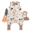 Saco de dormir con pies y suelas antideslizantes, 1.0 TOG